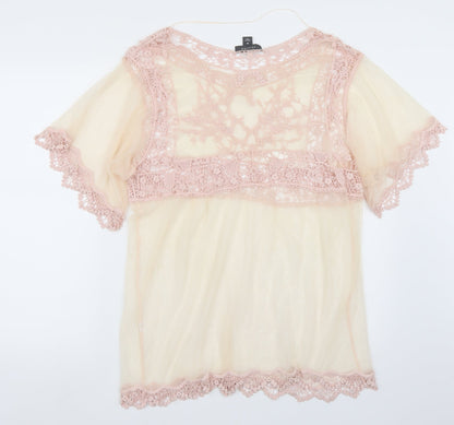 Primark Womens Pink   Basic T-Shirt Size M