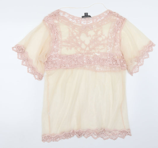 Primark Womens Pink   Basic T-Shirt Size M