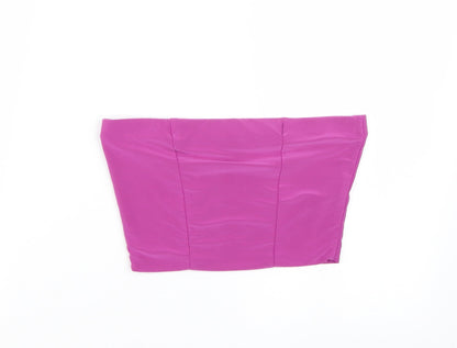 pretty little thing Womens Purple   Cropped Tank Size 6