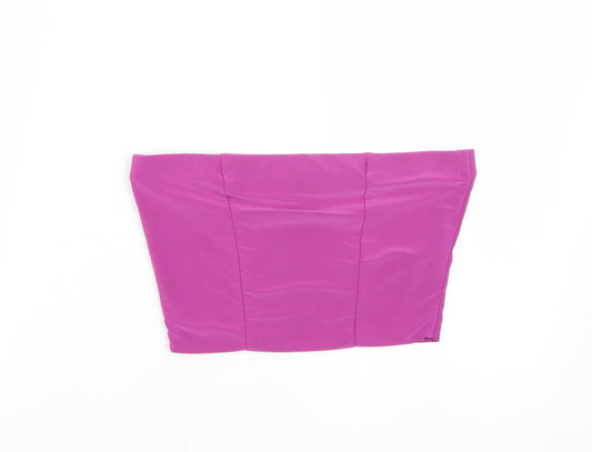 pretty little thing Womens Purple   Cropped Tank Size 6