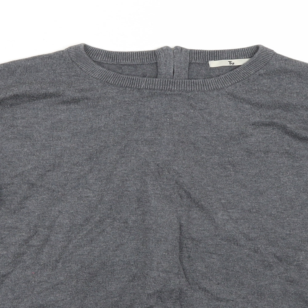 Tu Womens Grey   Pullover Jumper Size 12