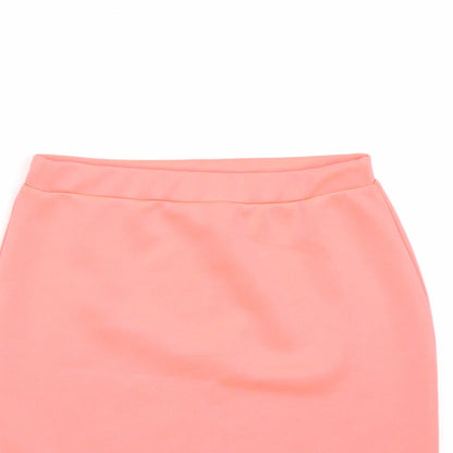 Missguided Womens Pink   A-Line Skirt Size S