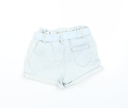 TU Girls Blue   Cropped Trousers Size 6-9 Months