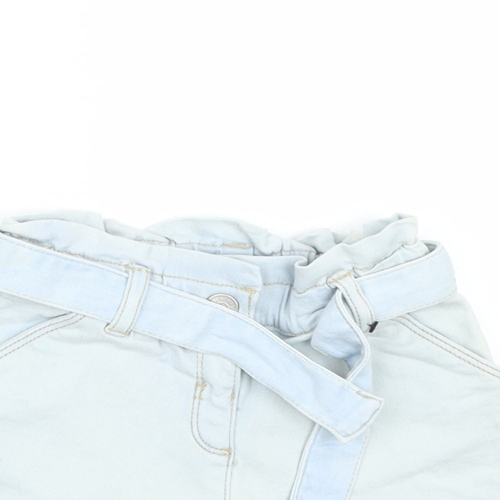 TU Girls Blue   Cropped Trousers Size 6-9 Months