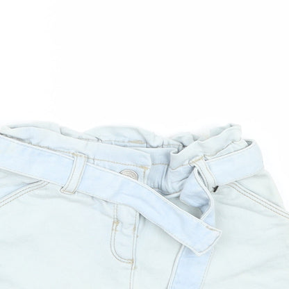 TU Girls Blue   Cropped Trousers Size 6-9 Months