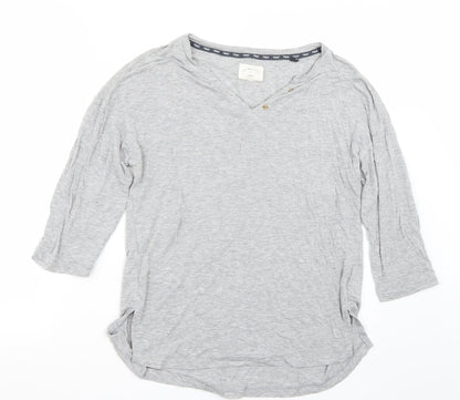 Womens UK Size S NEXT Grey Basic T-Shirt