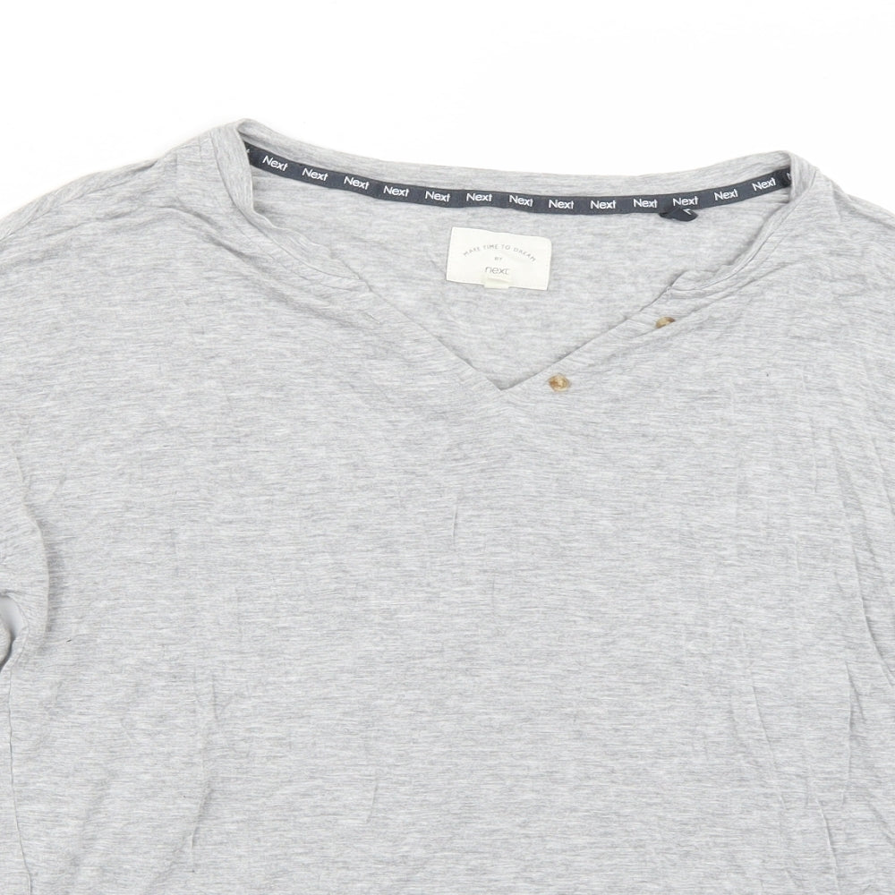 Womens UK Size S NEXT Grey Basic T-Shirt