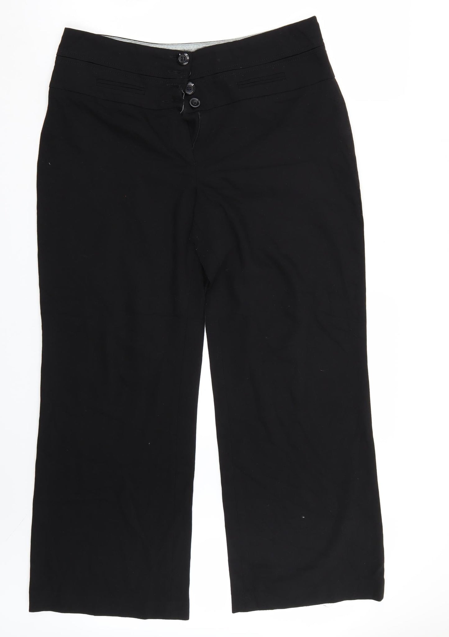 Womens UK Size 14 NEXT Regular Fit  Black Trousers