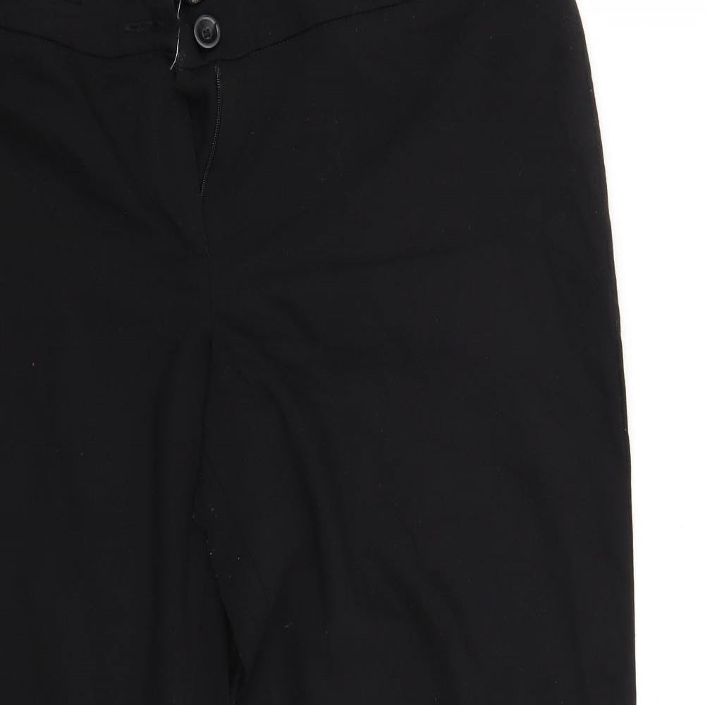 Womens UK Size 14 NEXT Regular Fit  Black Trousers