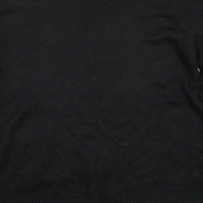 H&M Womens Black   Pullover Jumper Size M