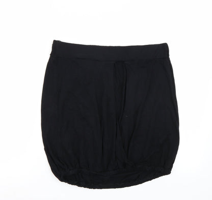 Womens UK Size 14 Topshop Black Basic Tank