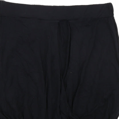 Womens UK Size 14 Topshop Black Basic Tank