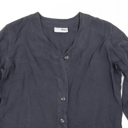 Offshoot Womens Grey   Basic Button-Up Size S