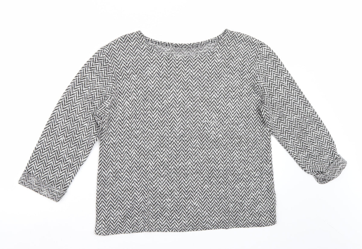 BHS Womens Black   Pullover Jumper Size 12