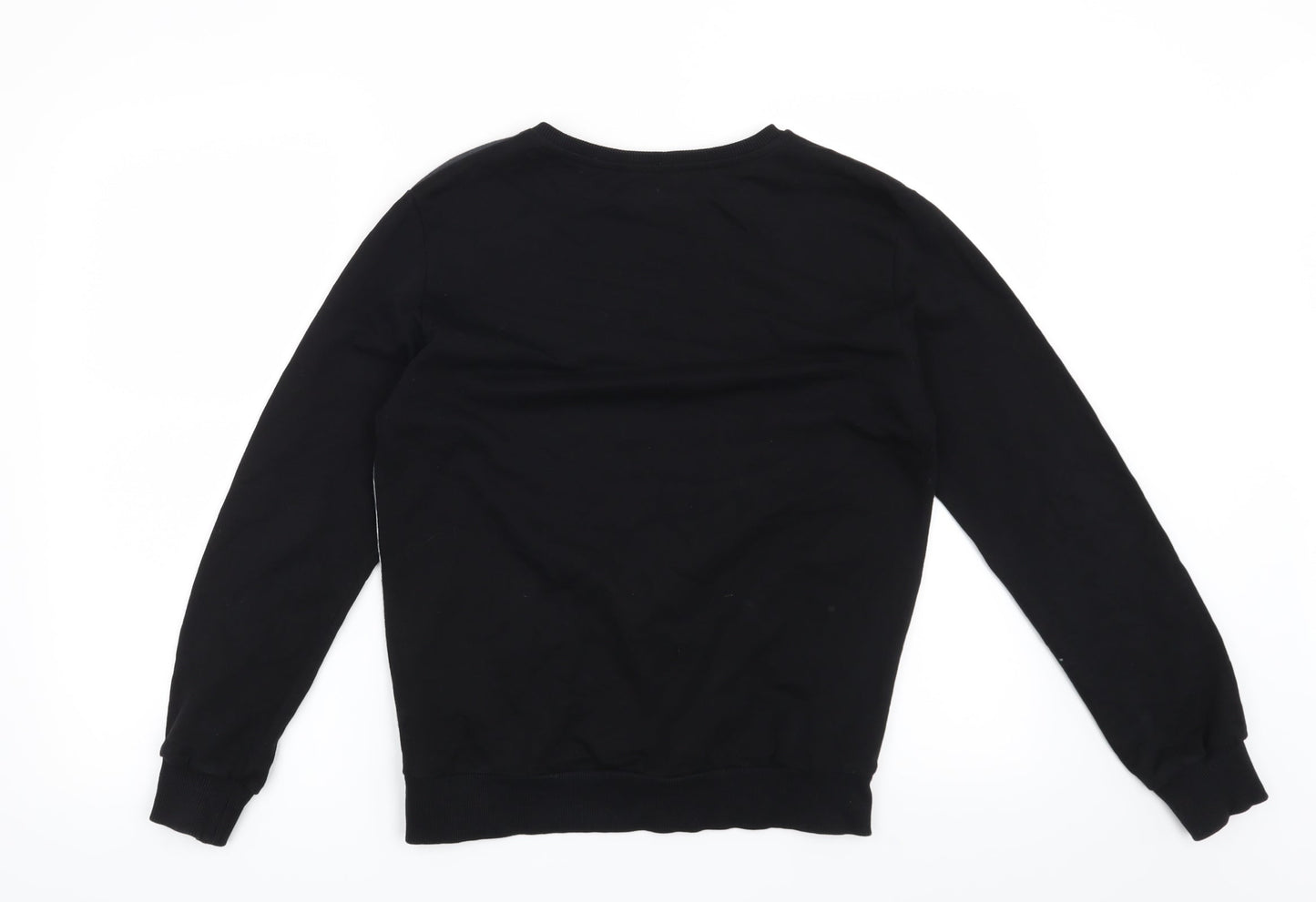 Rebel Boys Black   Pullover Sweatshirt Size 12-13 Years  - Stars and Stripes American flag