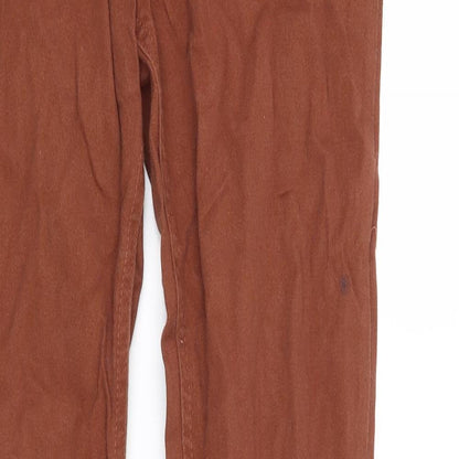 Denim CO Womens Orange   Skinny Jeans Size 10 L30 in