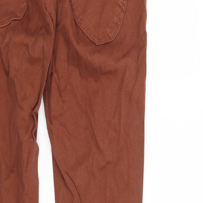 Denim CO Womens Orange   Skinny Jeans Size 10 L30 in