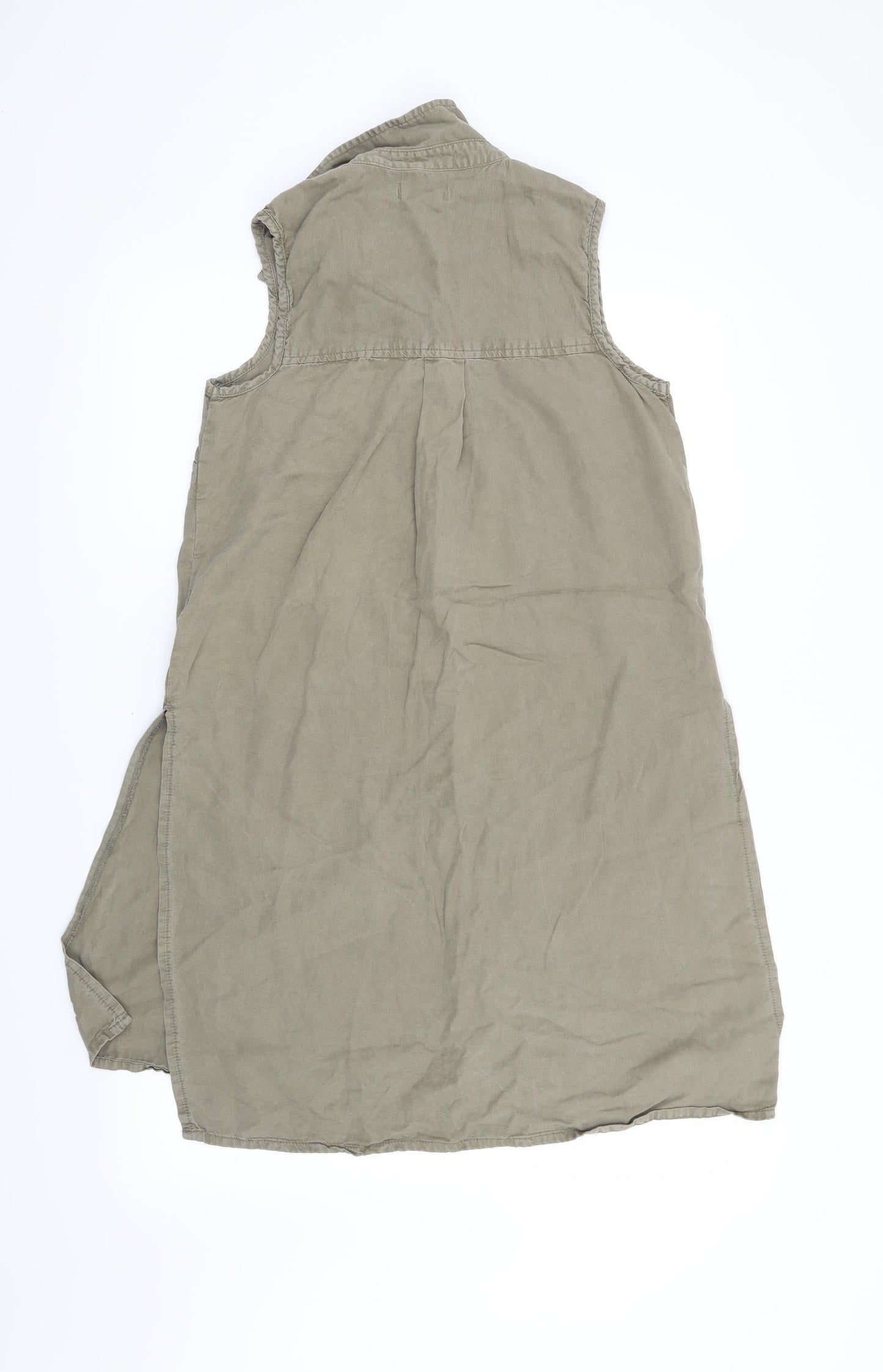 Papaya Womens Green   Basic Blouse Size 8