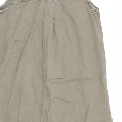 Papaya Womens Green   Basic Blouse Size 8