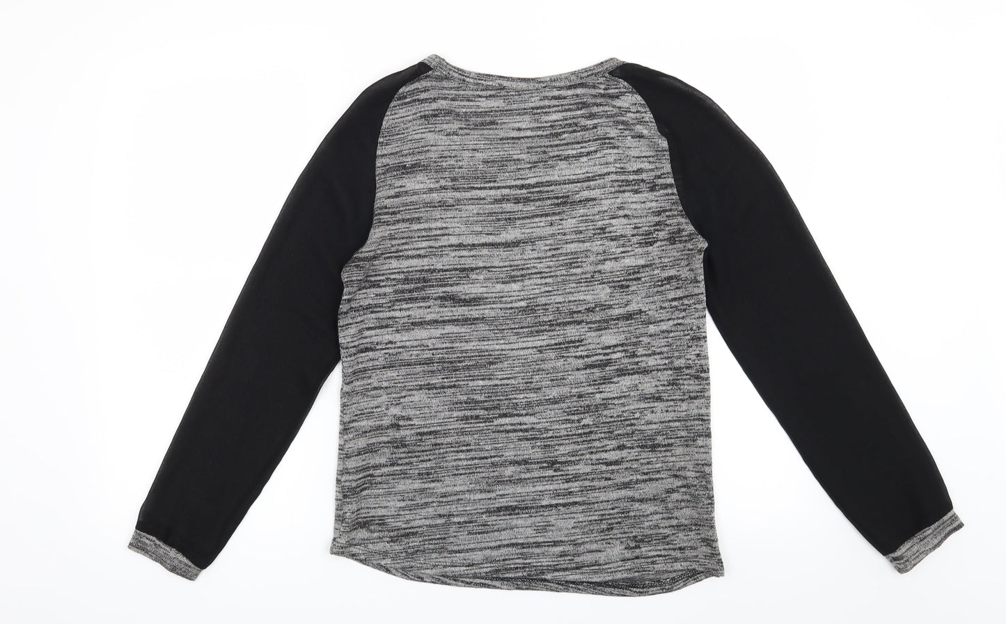 Womens UK Size 8 Atmosphere Grey Basic Blouse