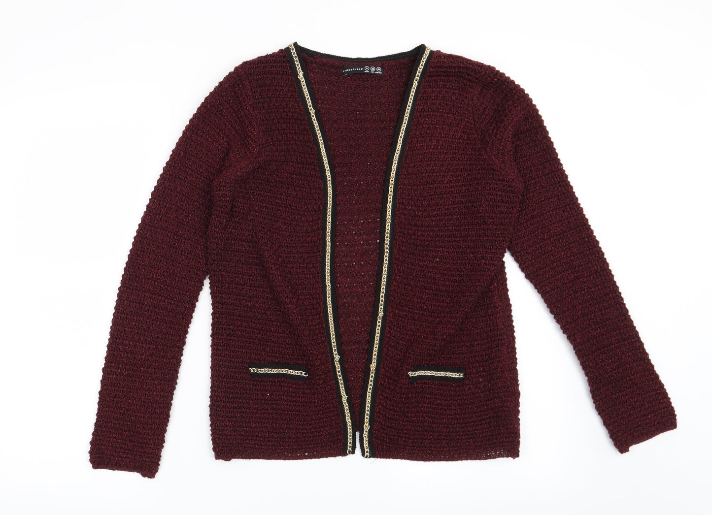 Atmosphere Womens Red   Cardigan Jumper Size 8