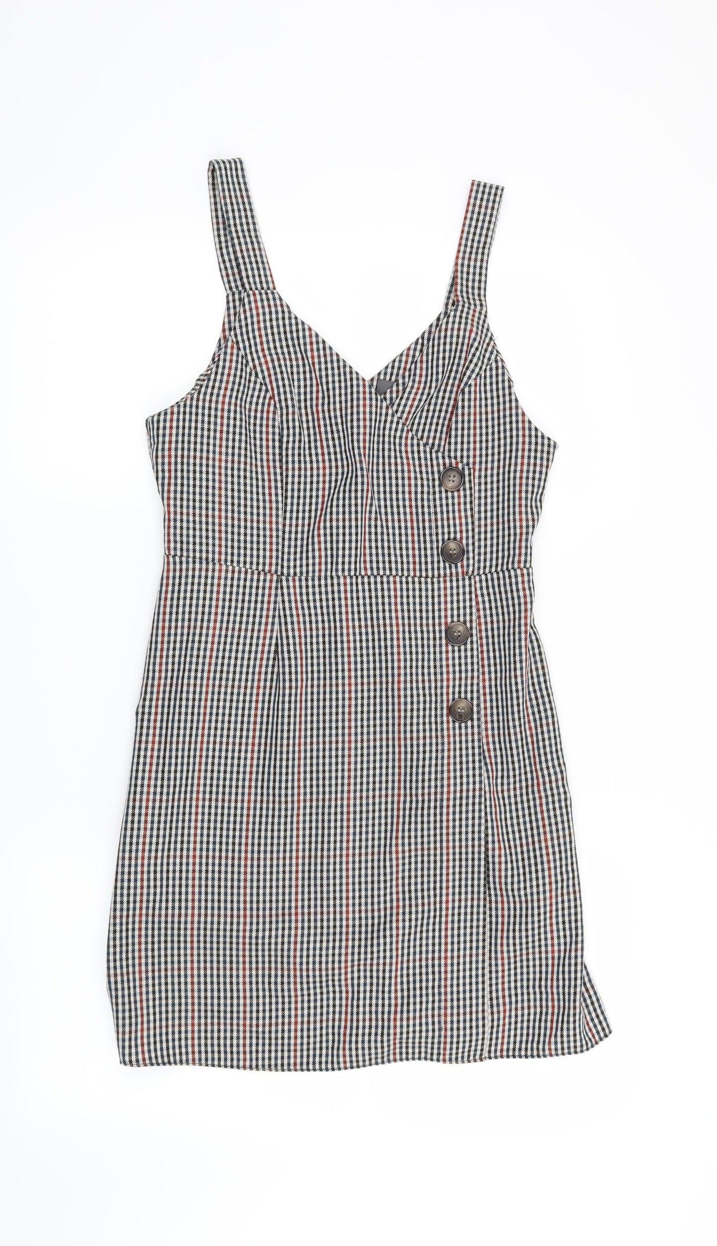 Primark Womens Beige Check  Shift  Size 6