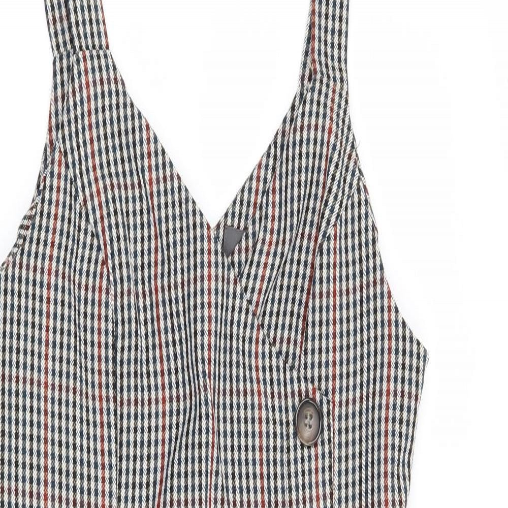Primark Womens Beige Check  Shift  Size 6