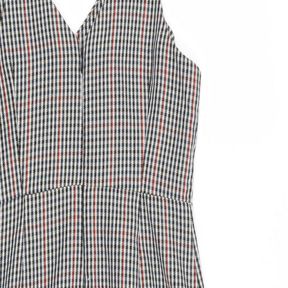 Primark Womens Beige Check  Shift  Size 6