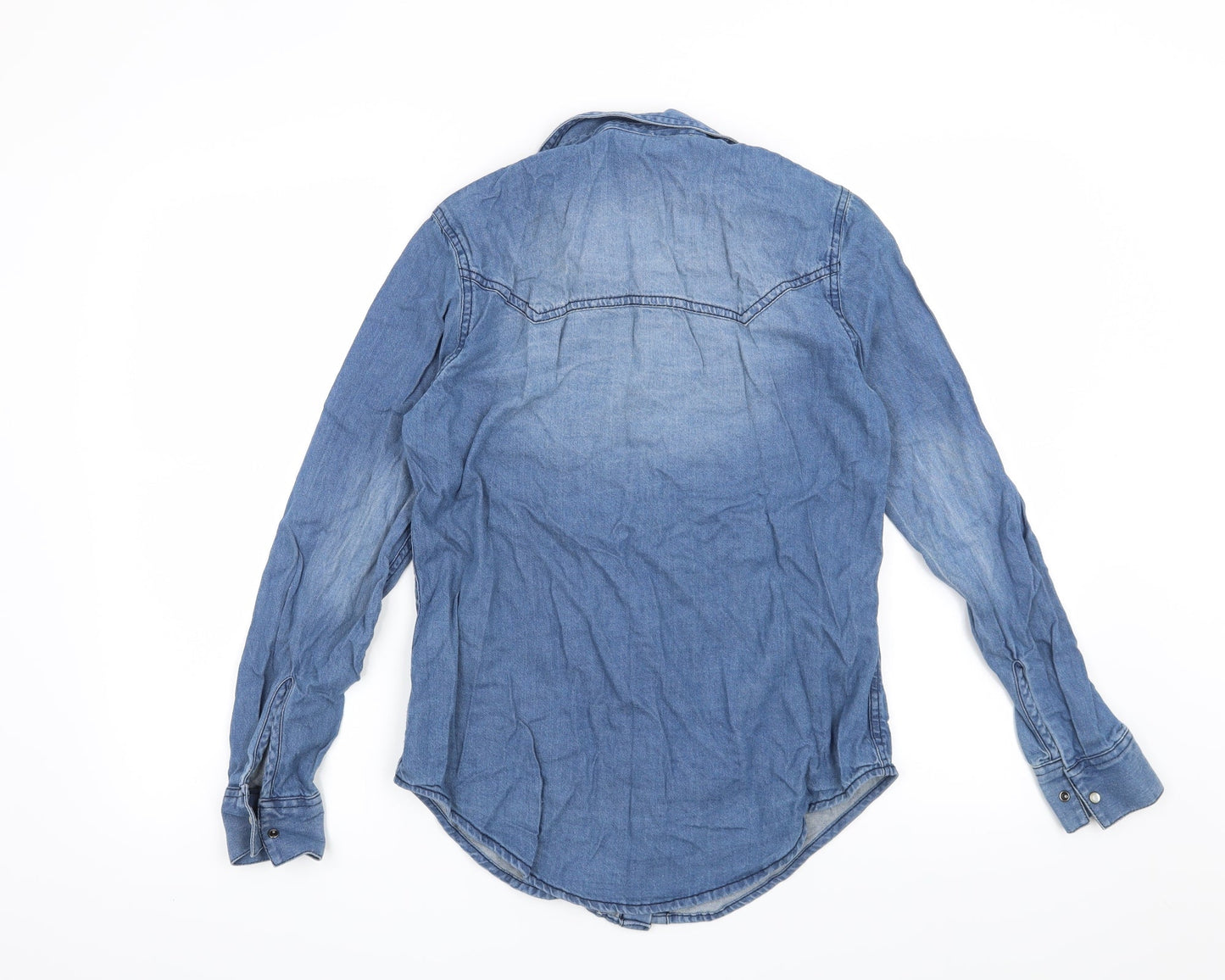 ESMARA Womens Blue   Basic Blouse Size 10