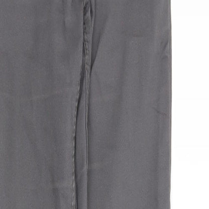 Womens UK Size 4 H&M Regular Fit Straight Grey Jeans