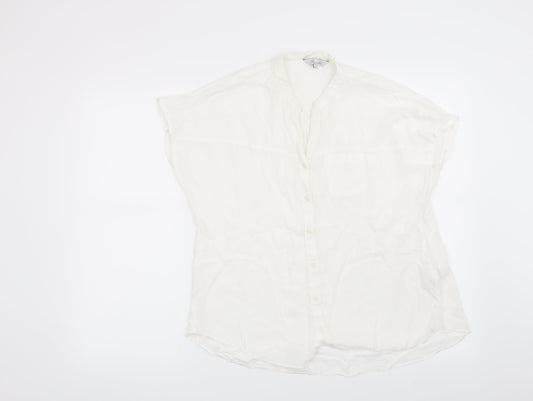 Peacocks Womens White   Basic Blouse Size 12
