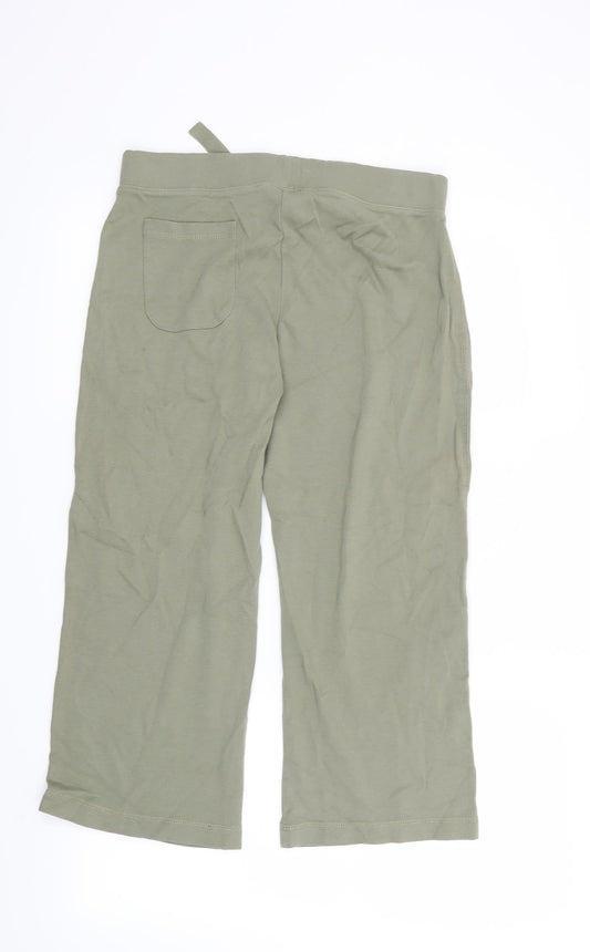 TU Womens Green   Sweatpants Trousers Size 14 L21 in