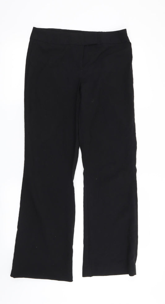 George Womens Black   Trousers  Size 10 L30 in