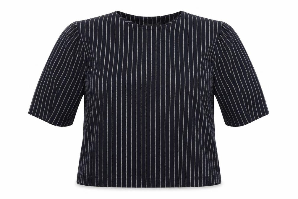 Next Womens Blue Striped  Pullover Sweatshirt Size 18