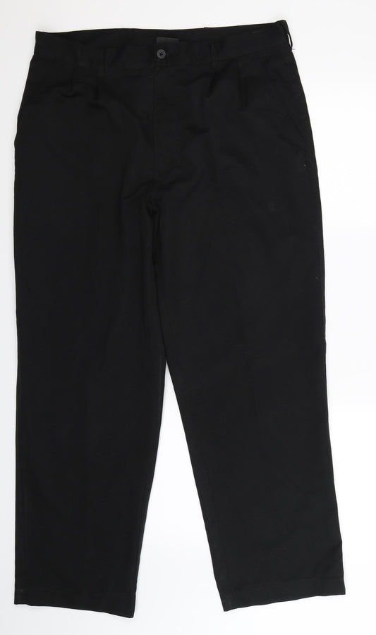 Dunlop Mens Black   Trousers  Size 36 L29 in