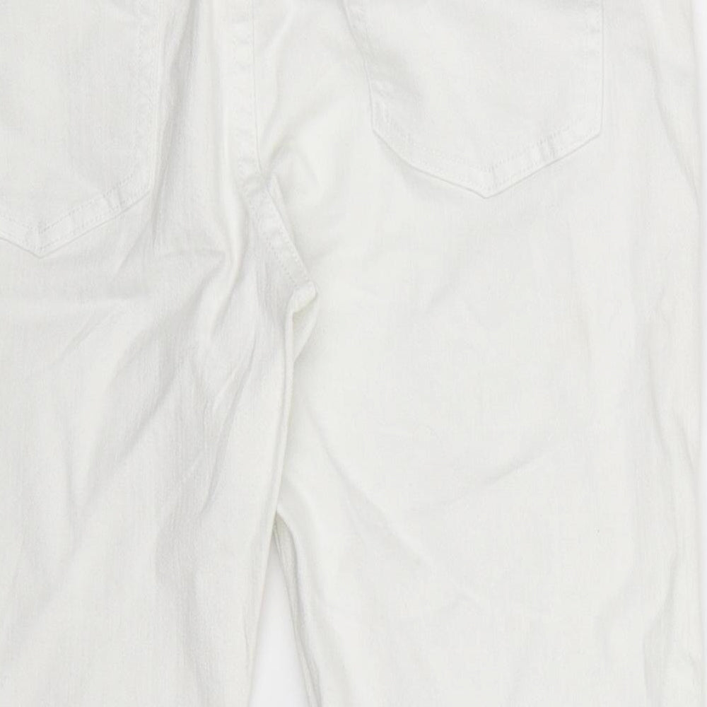 Gap Womens White  Denim Cropped Jeans Size 16 L20 in