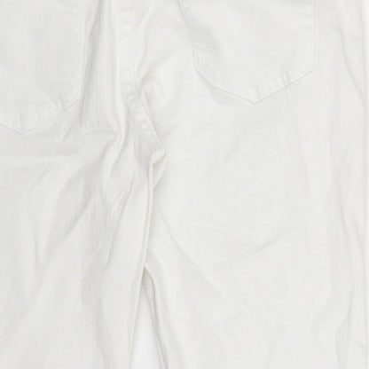 Gap Womens White  Denim Cropped Jeans Size 16 L20 in