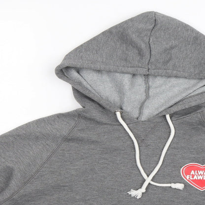 H&M Womens Grey   Pullover Hoodie Size M  - Cropped