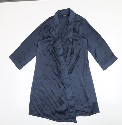 Boohoo Womens Blue   Cardigan Jumper Size M