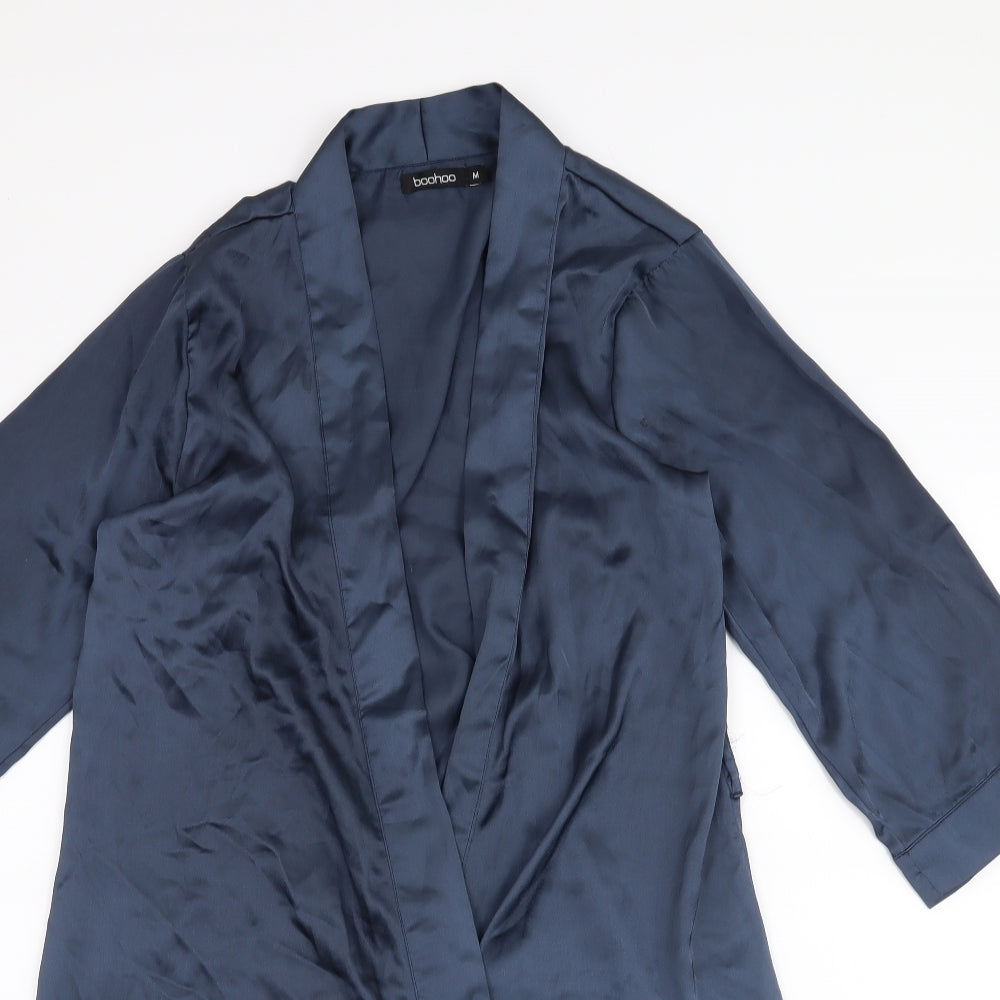 Boohoo Womens Blue   Cardigan Jumper Size M