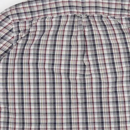 Mens UK Size M Maine Red  Button-Up Long Sleeve Casual Shirt