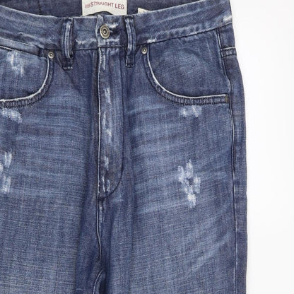 lot 82 Mens Blue   Cropped Jeans Size 32 in