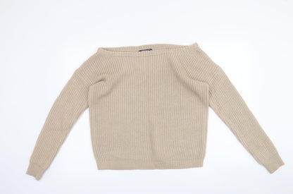 Missguided Womens Beige   Pullover Jumper Size S