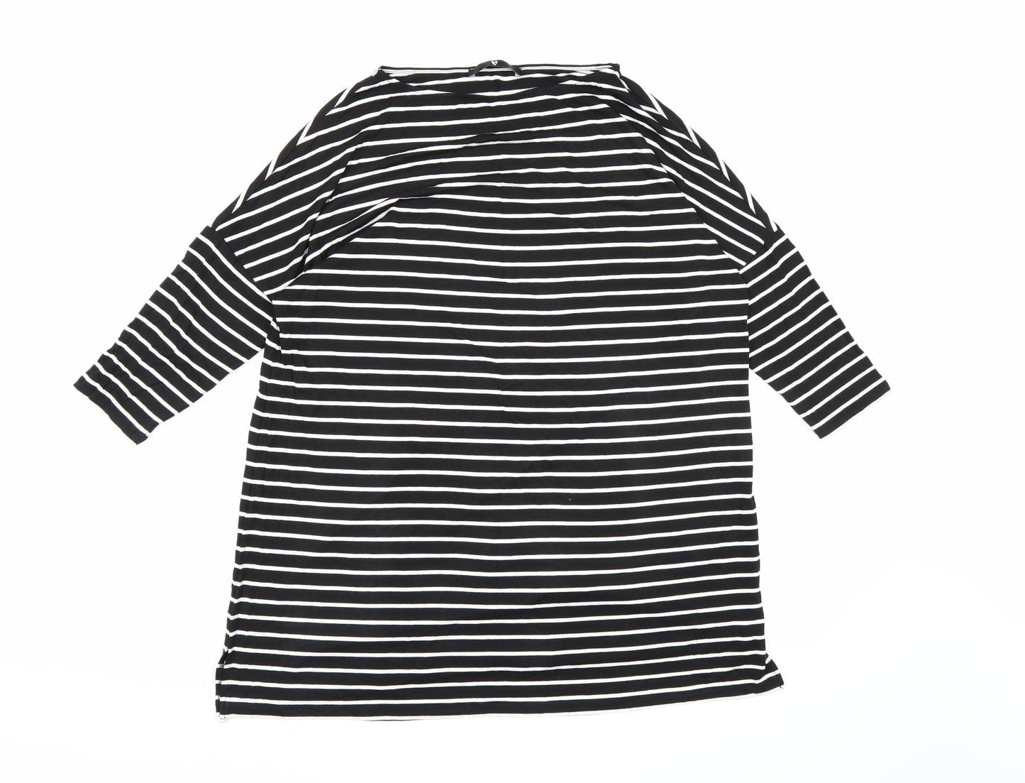 Very Womens Black Striped  A-Line  Size 12