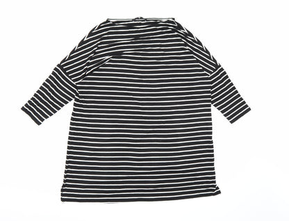 Very Womens Black Striped  A-Line  Size 12