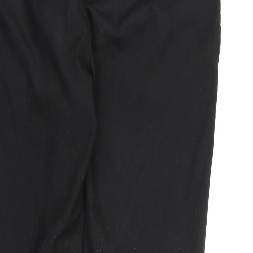 Mens UK Size  ASOS Regular Fit Dress Pants Black Trousers