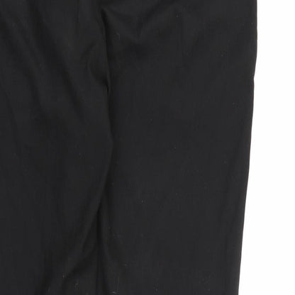 Mens UK Size  ASOS Regular Fit Dress Pants Black Trousers