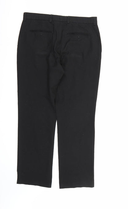 ASOS Mens Black  Rayon Dress Pants Trousers  L30 in