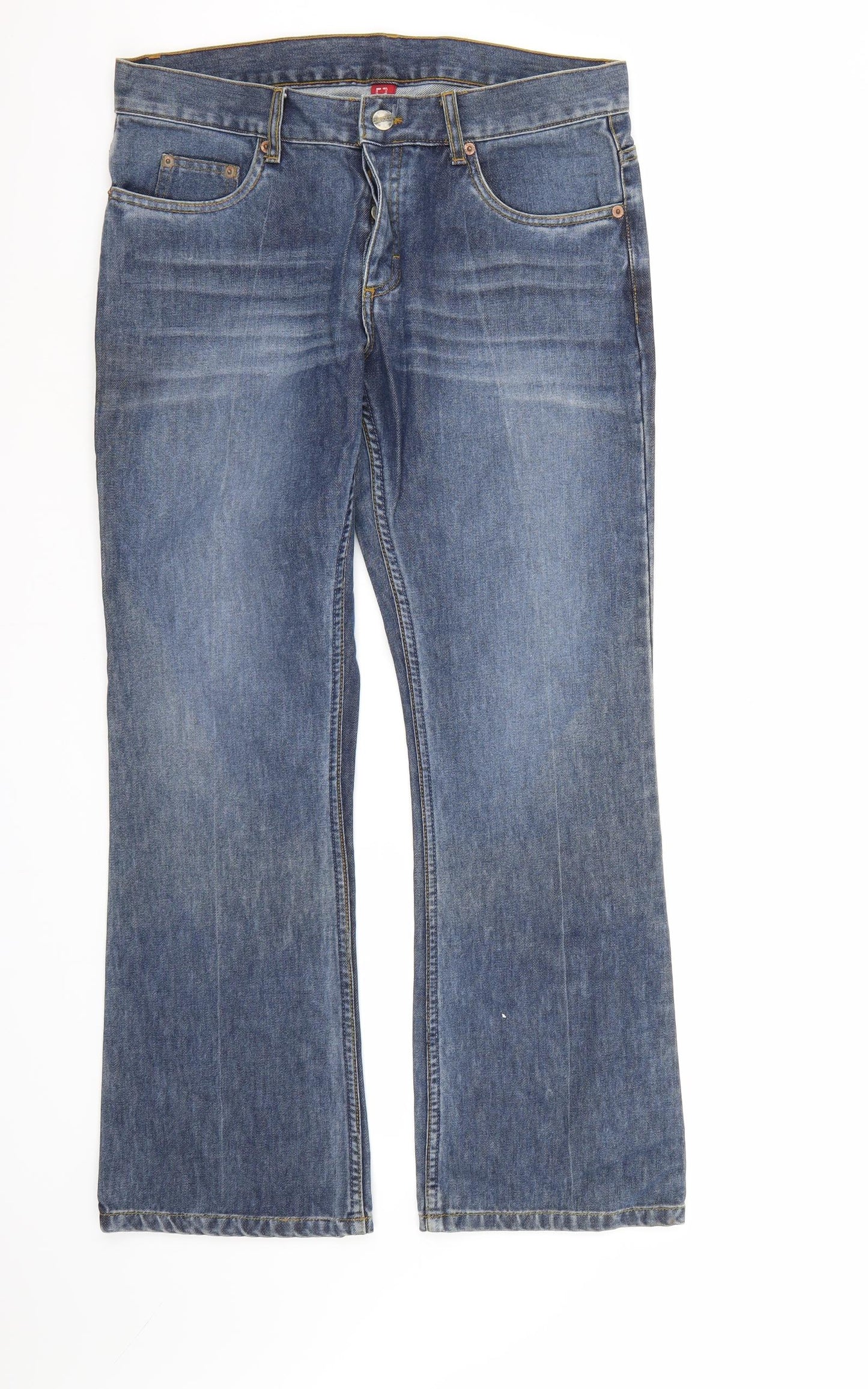 Divided by H&M Mens Blue  Denim Straight Jeans  L30 in