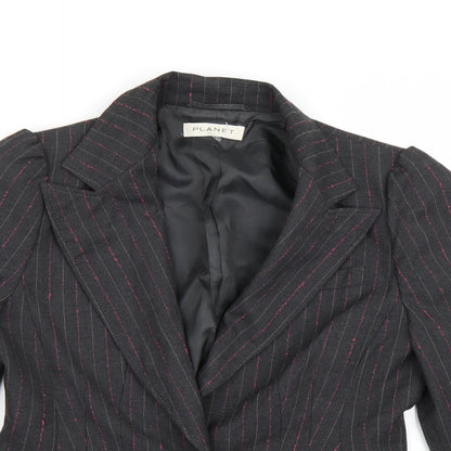 Womens UK Size 10 PLANET Regular Grey Blazer